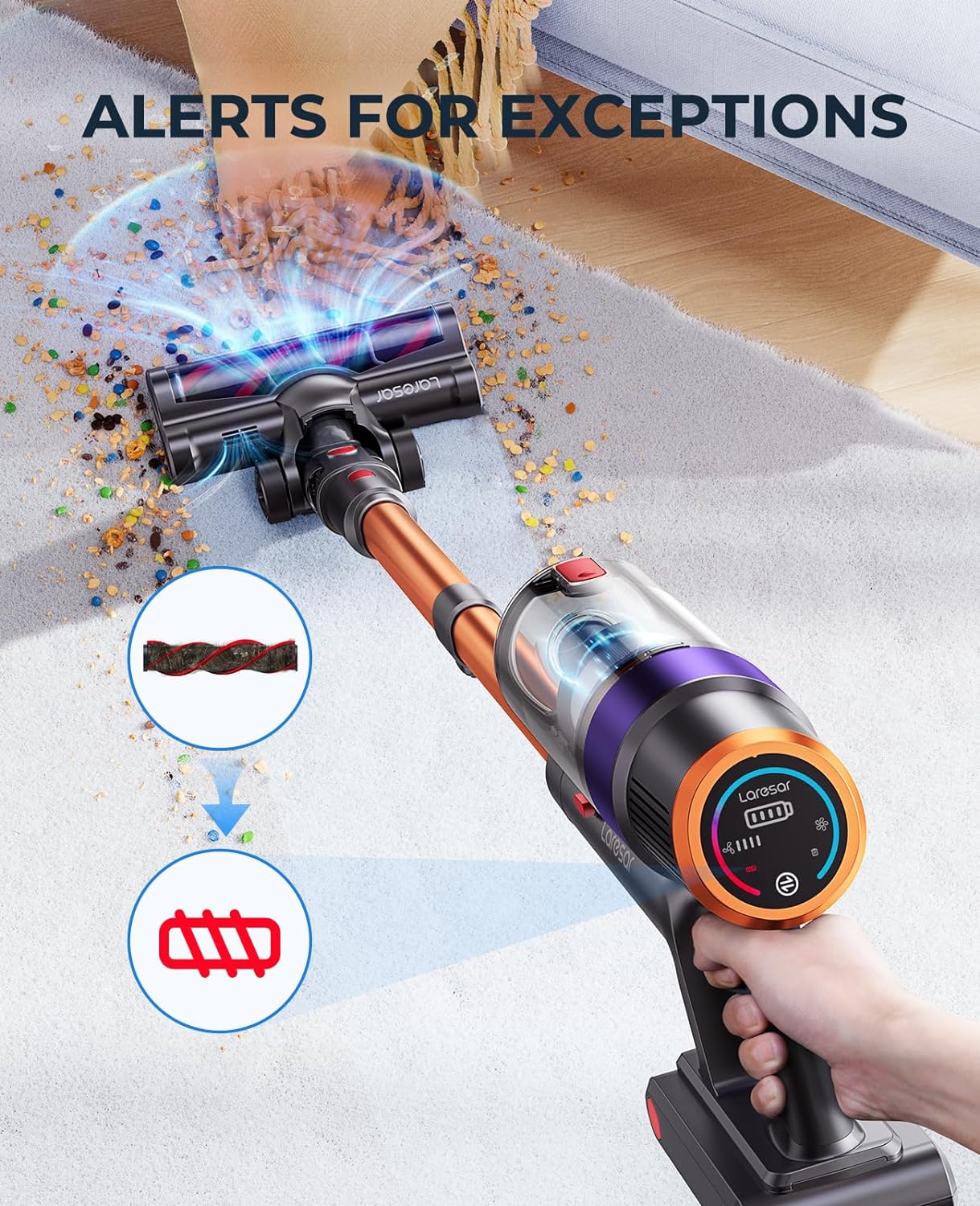 Laresar Elite 8 Cordless Stick Vacuum