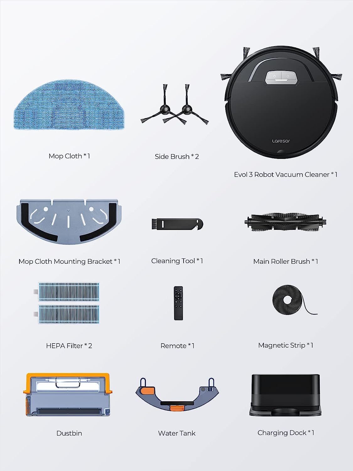 Laresar Evol 3 Robot Vacuum